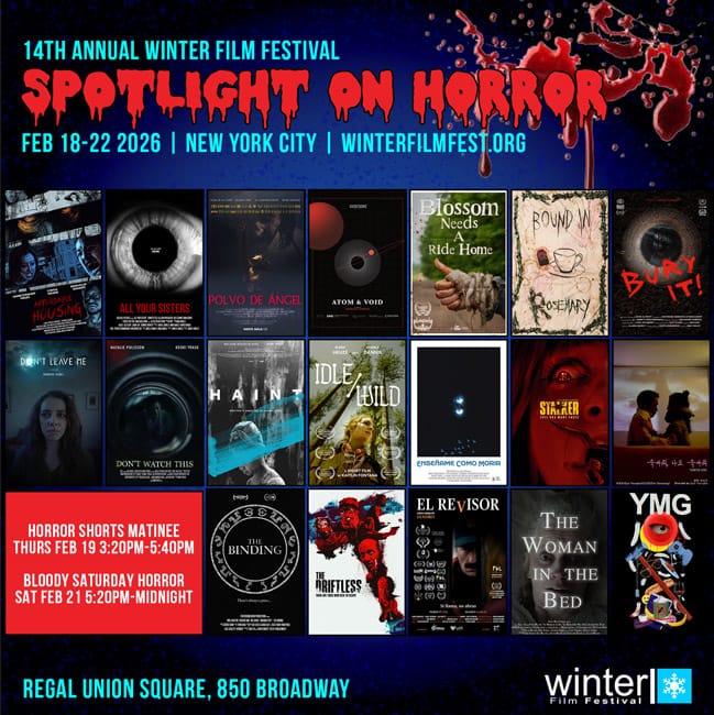 Winter FEAR – 19 frightening indie horror films to screen at #WFF2026
